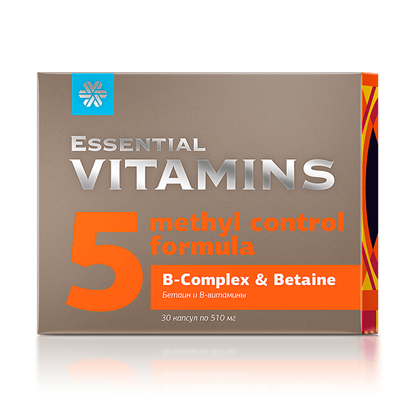 Suplemento dietético - Essential Vitamins. Betaine & В-Complex