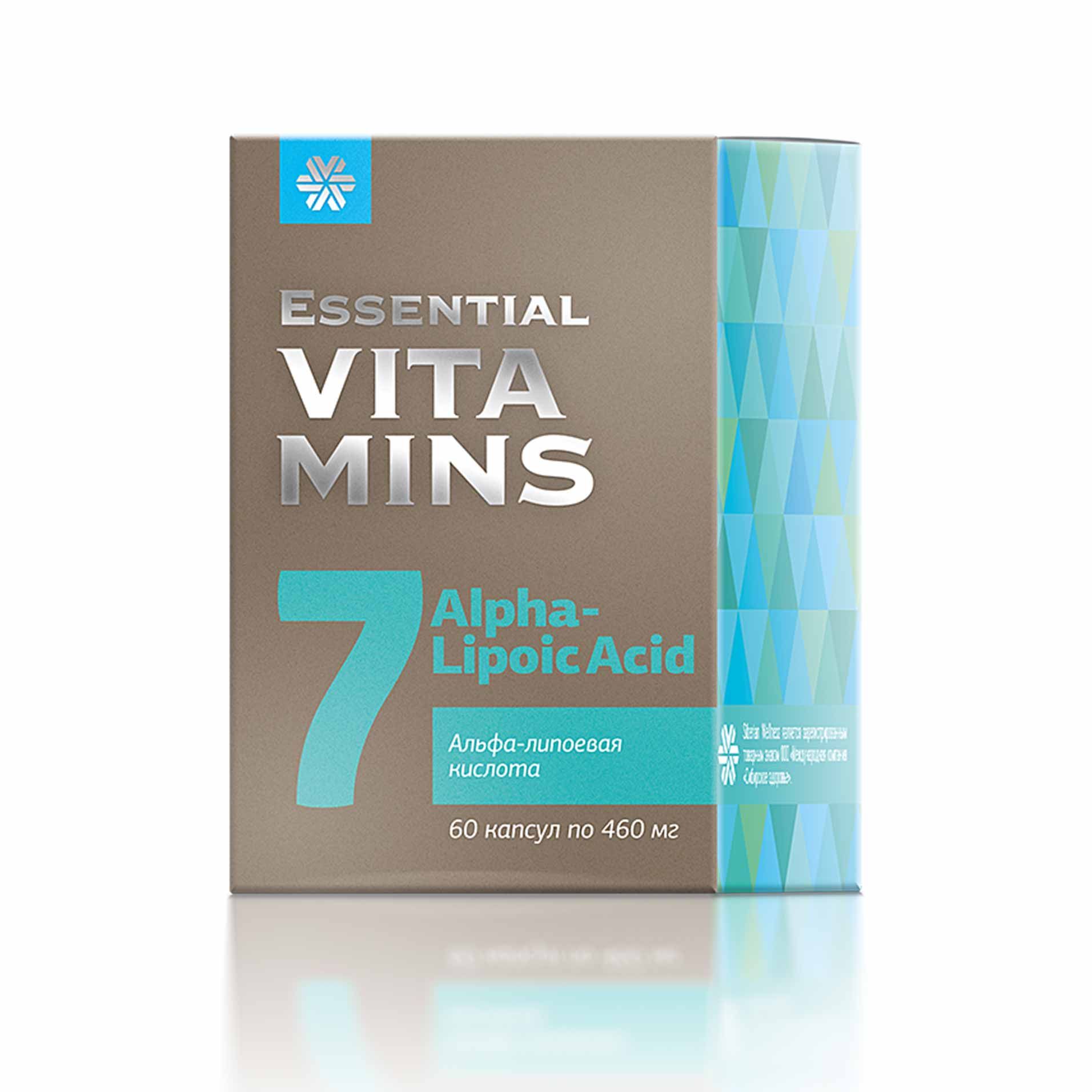 Suplemento dietético - Essentials Vitamins. Alpha-Lipoic Acid