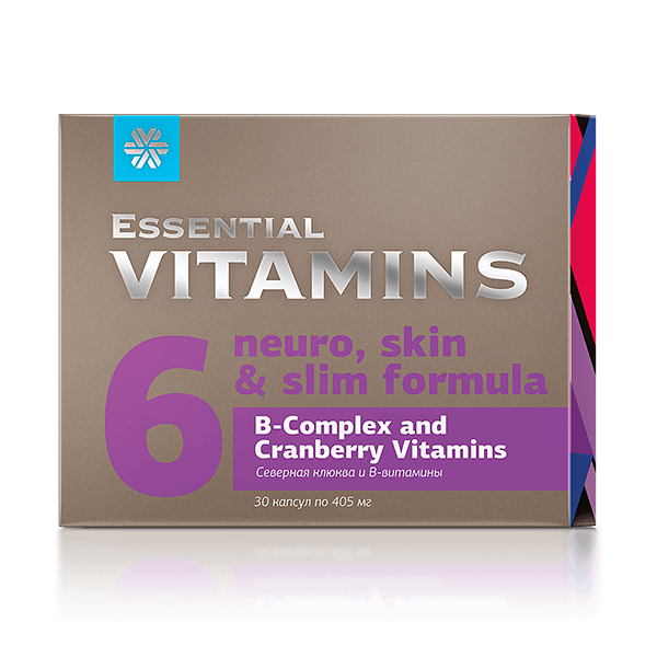 БАД - Essential Vitamins. B-Complex and Cranberry Vitamins